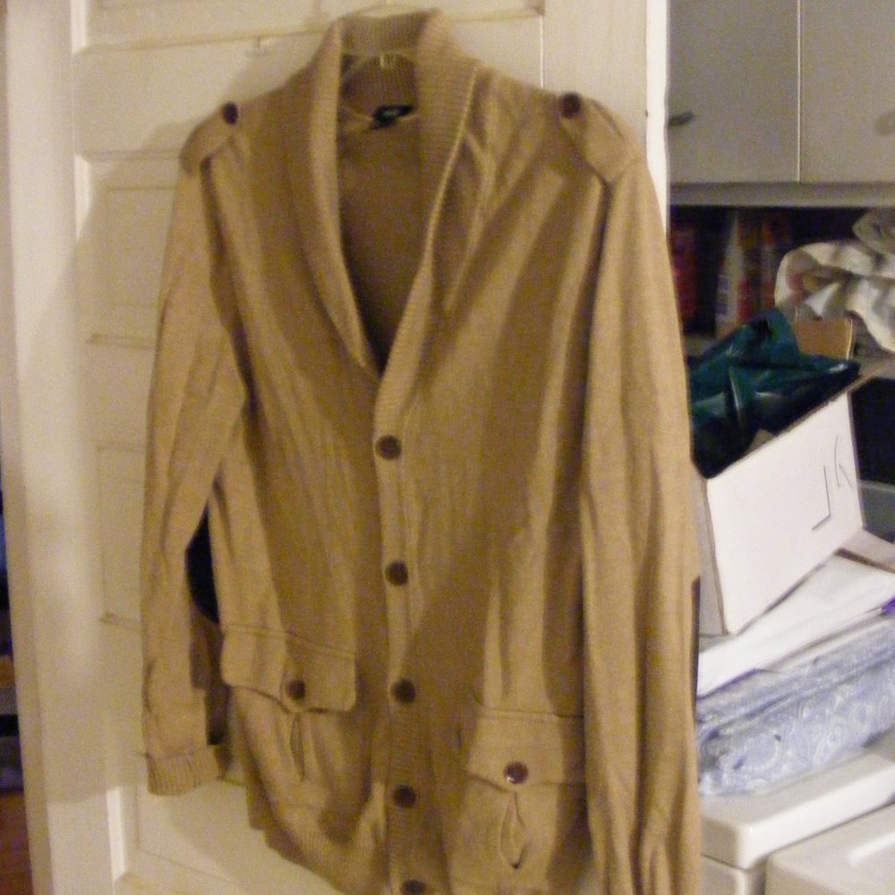 Size M Ladies Cardigan Brown Jacket by H&M